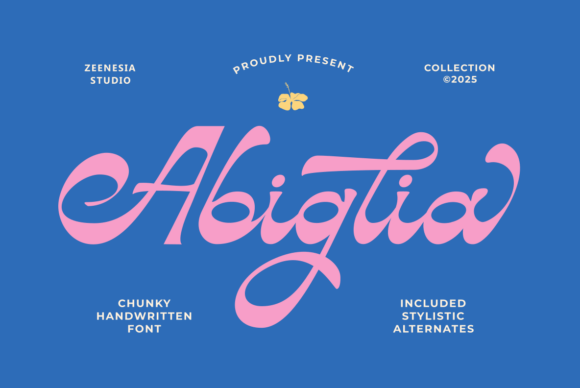 Abiglia Font: Elevating Web Design with Hand-Drawn Script