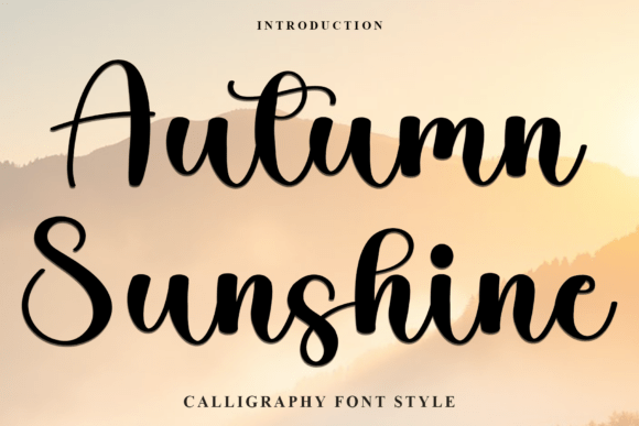 Autumn Sunshine Font: Elevating Small Business Branding