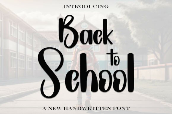 Backtoschool Font: Adding Warmth to Digital Layouts