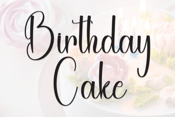 Birthday Cake Font: Elevating Small Business Branding