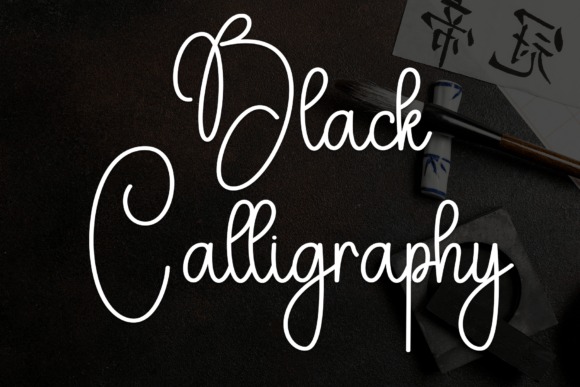 Black Calligraphy Font: Elevating Small Business Branding