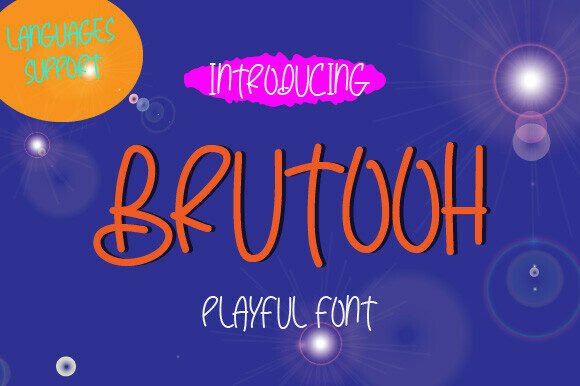 Brutooh Font: Sweet Script for Handmade Labels