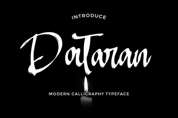 Dataran Font: A Modern Calligraphy Typeface for Editorial Design