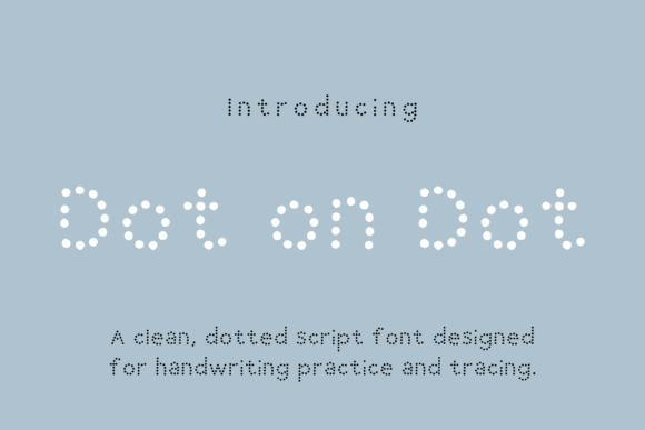 Dot on Dot Font Review for Web Design Layouts