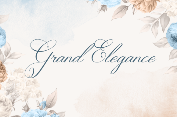 Grand Elegance Font: A Refined Script for Editorial Design