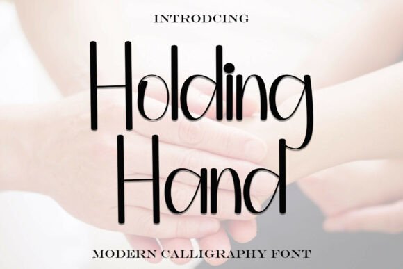 Holding Hand Font Review: Elegant Script for Branding