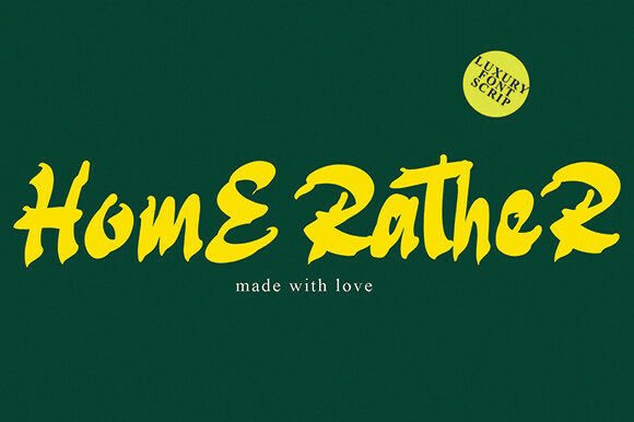 Home Rather Font: Editorial Warmth for Modern Layouts