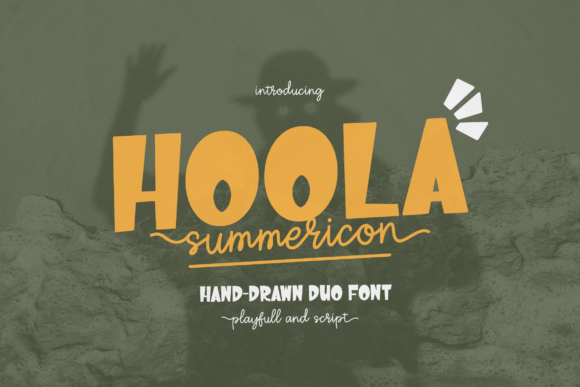 Hoola Summericon Duo Font Review for Playful Branding