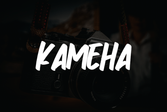 Kameha Font Review: Digital Layouts & Brand Identity