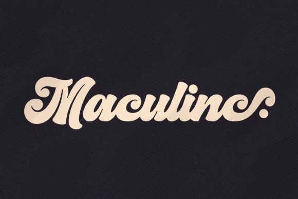 Maculinc Font: A Bold Script for Editorial Design