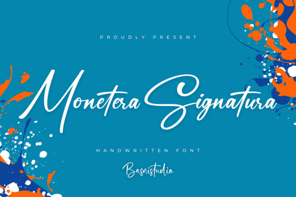 Monetera Signatura Font: Elegant Branding for Small Business