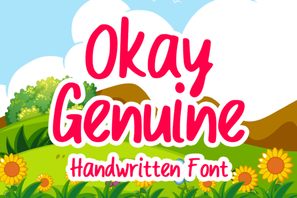 Okay Genuine Font Review: A Playful Script for Brand Identity