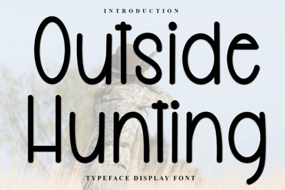 Outside Hunting Font for Festive Web Design