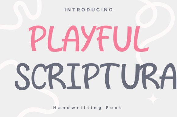 Playful Scriptura Font: A Friendly Typeface for Branding