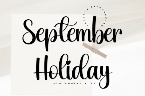 September Holiday Font: Elevating Small Business Branding