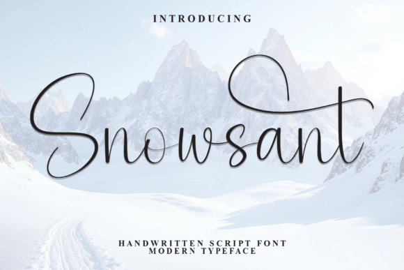 Snowsant: A Designer’s Take on This Elegant Script