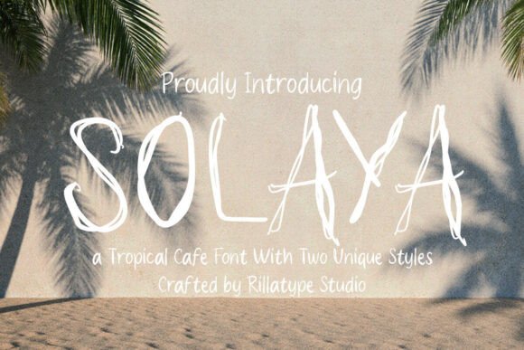 Solaya Raw Font: Warm Handwritten Type for Makers
