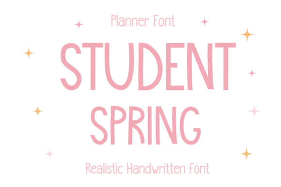 Student Spring Font: A Cheerful Typeface for Branding