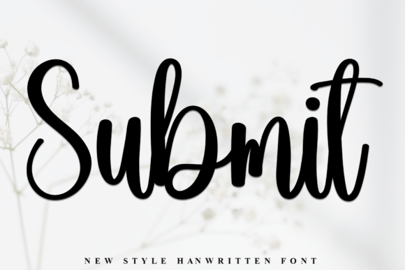 Submit Font: Elevating Editorial Design with Artistic Script