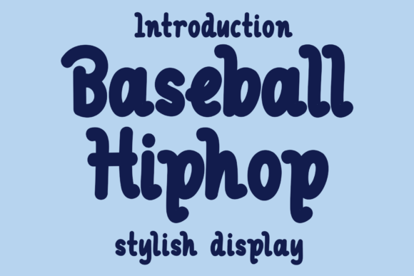 Testing Baseball Hiphop Font for Luxury Branding