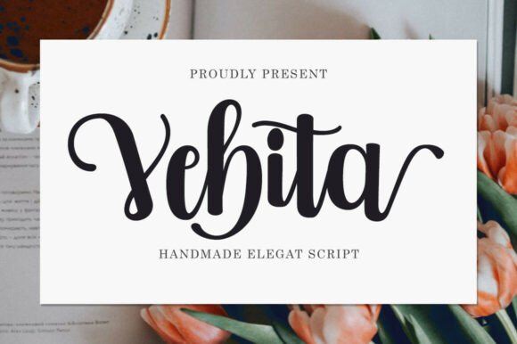 Vebita Font: Elevating Editorial Design with Timeless Script