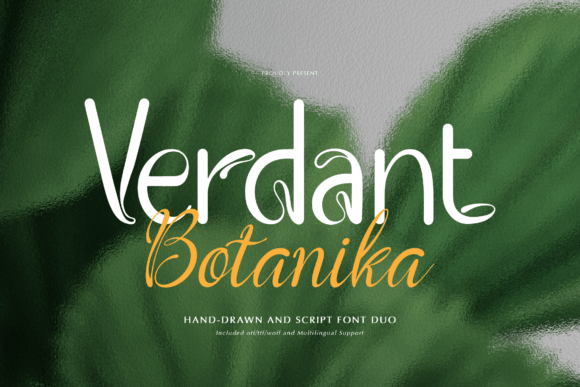 Verdant Botanika Font: Organic Style for Makers