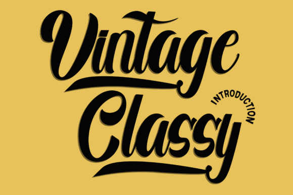 Vintage Classy Font: Elevate Your Small Business Brand