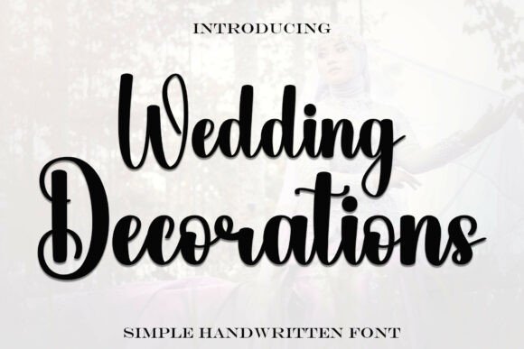 Wedding Decorations Font Review: Elegant Script for Branding