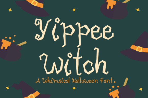 Yippee Witch Font: Playful Editorial Typography